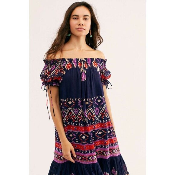 NEW FREE PEOPLE Sz XS LOVE SONG MAXI DRESS - Picture 2 of 4